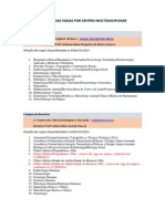 Relação de Vagas - Edital 012015