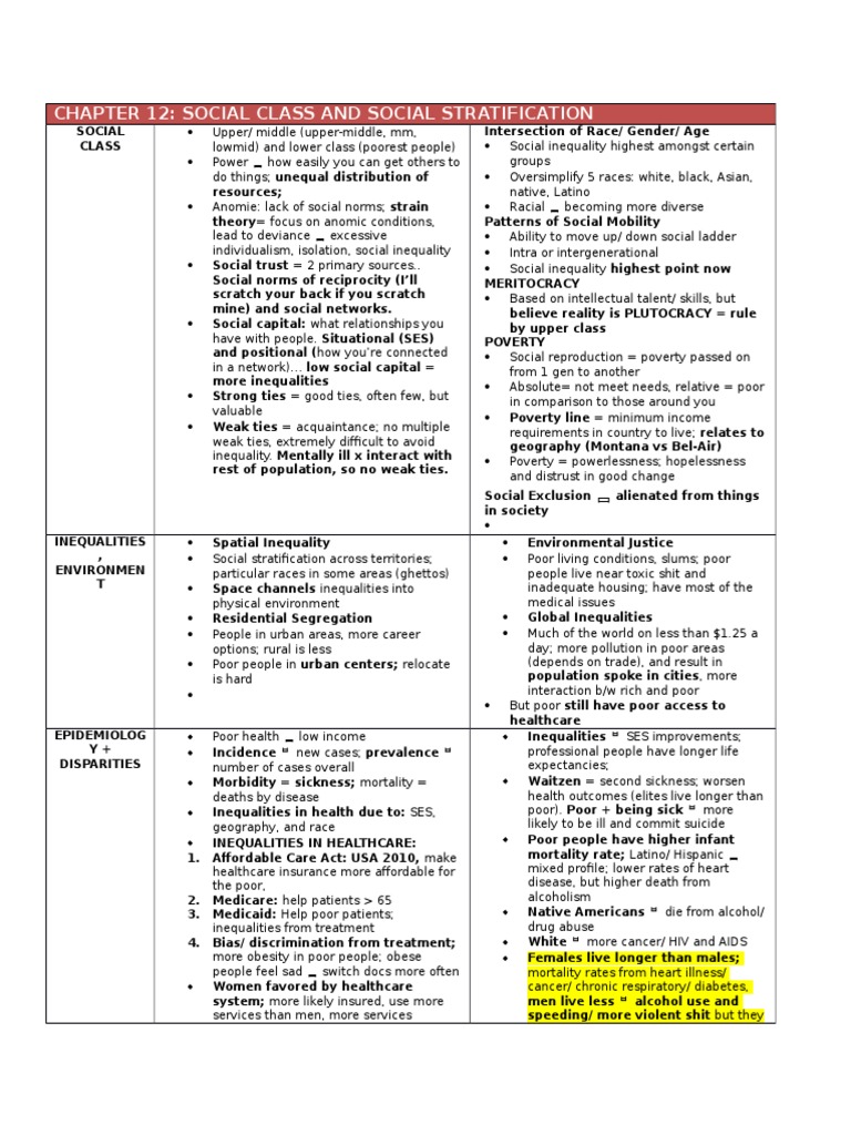 Social Class and Inequality Dynamics | PDF | Social Inequality ...