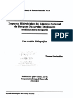Impacto Del Manejo Hidrologico en Los Bosques Naturales Tropicales