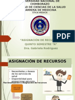 Asignación de Recursos