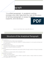 The Paragraph & Reader Response PPT