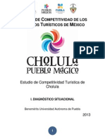 Agenda de Competitividad de Los Destinos Turísticos de México de Cholula