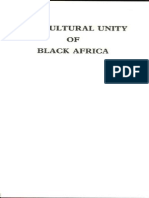 Cheikh Anta Diop Cultural Unity of Black Africa PDF