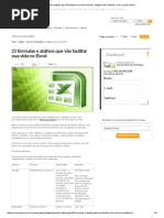 23 Fórmulas e Atalhos Que Vão Facilitar Sua Vida No Excel - Artigos Sobre Internet - UOL Cursos Online
