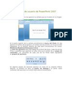 Interfaz de Usuario de PowerPoint 2007