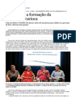Em debate, a formação da identidade carioca