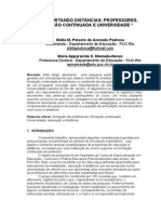 Encurtando Distâncias: Professores, Formação Continuada e Universidade