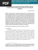 A correção de erros no jornalismo online