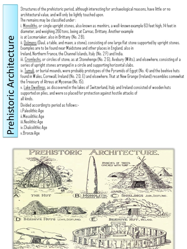 What Is Prehistory Architecture? – SVWWW