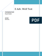 PET 504 E Adv. Well Test Analysis Final Project