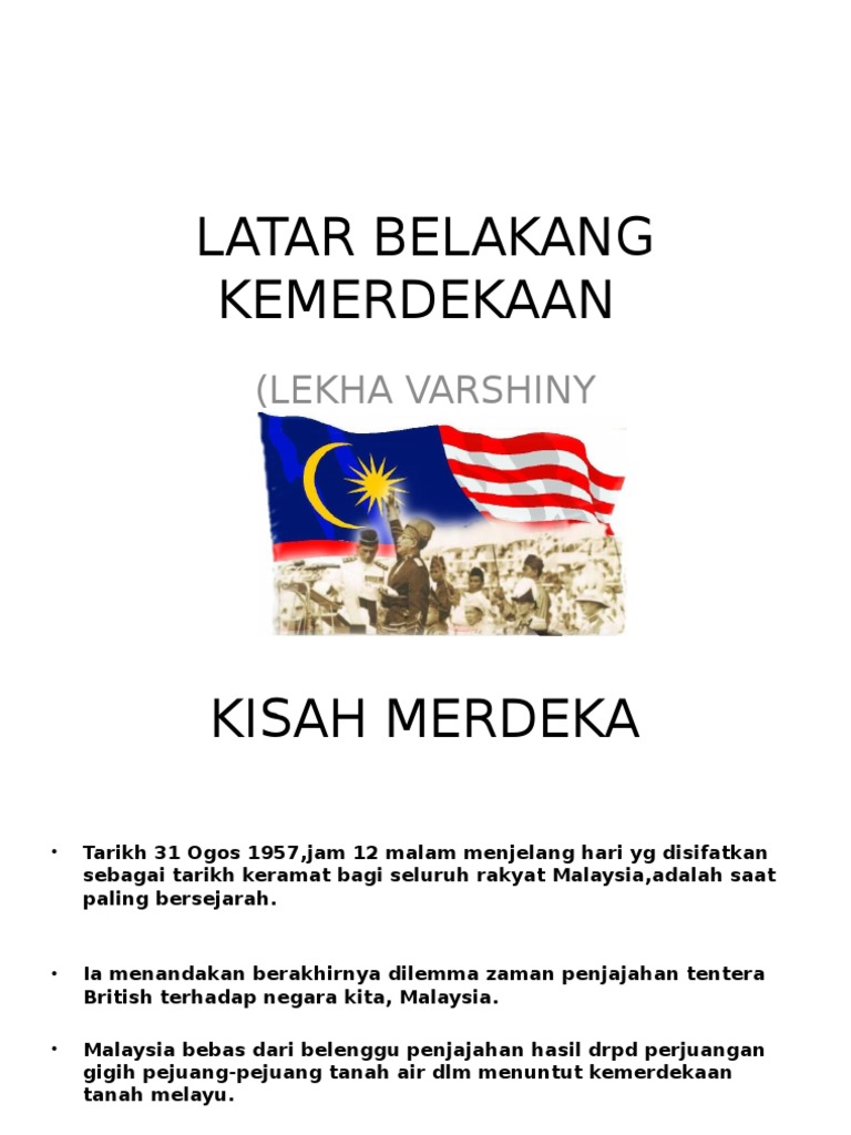 Latar Belakang Kemerdekaan Pdf