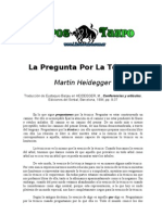 Heidegger Martin - La Pregunta Por La Tecnica