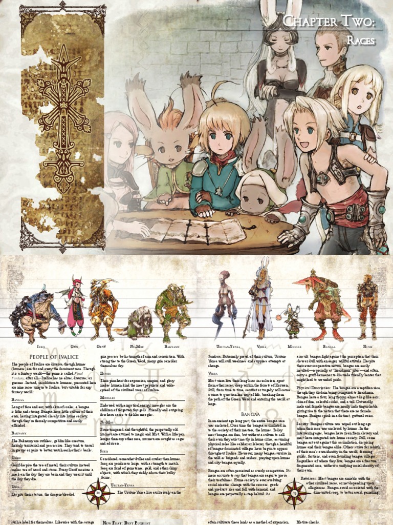 Ivalice Races Pathfinder Race Human Categorization Ivalice Races Pathfinder Race Human Categorization