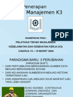 Promosi Informasi Dan Sistem Pelatihan K3 Peretemuan 3