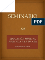 Seminario Música para Balarines Temario