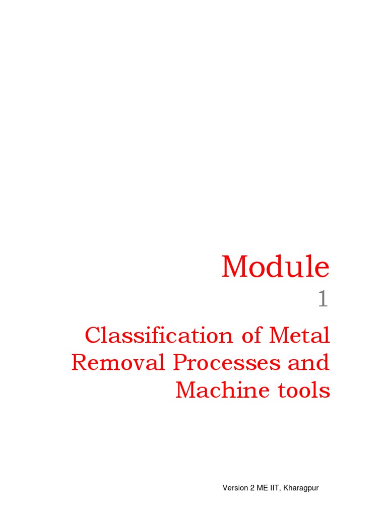 Nptel Metal Cutting and Tool Design PDF Machining Drill