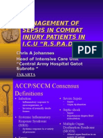 Management of Sepsis in Combat Injury Patients in