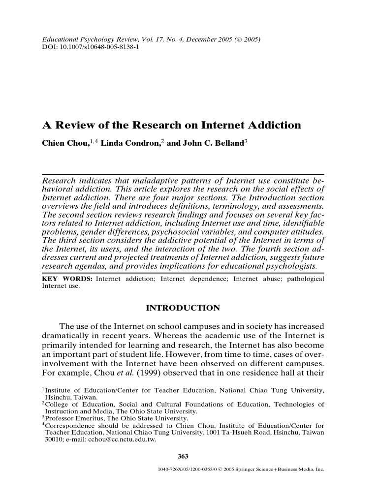 Internet addiction pdf picture