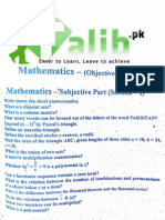 Math Inter Part 1 Guess Paper 2015