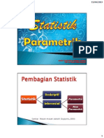 Perbedaan statistik parametrik dan non parametrik