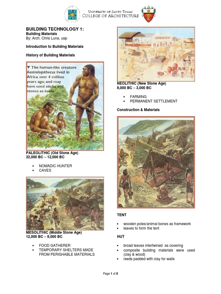 History of Building Materials | PDF | Building Materials | Concrete