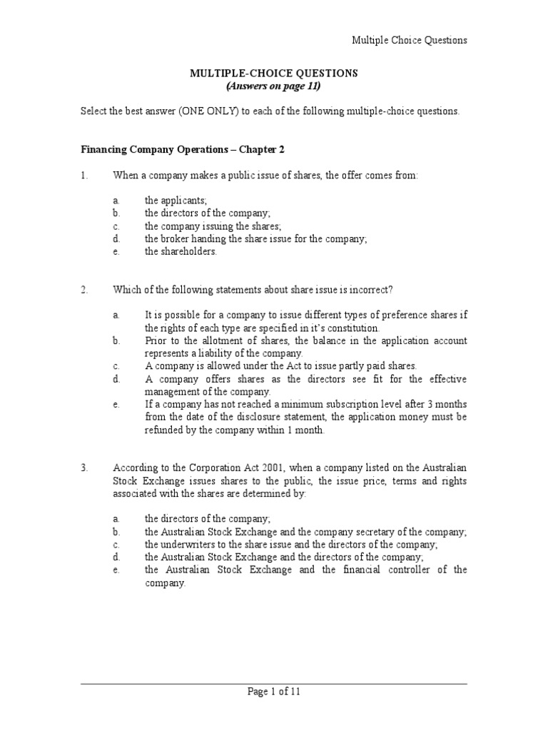 Corporate Accounting Mcq Pdf Deferred Tax Tax Expense