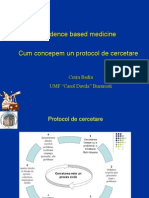 Conceptia Unui Protocol de Cercetare