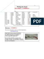 Wiring For Ford: ISO Adapter: AC000009AA