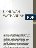 Ukhuwah Wathaniyah Dan Insaniyah