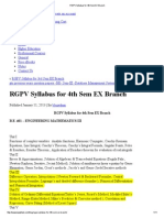 RGPV Syllabus For 4th Sem Mechanical Branch - KopyKitab Resources