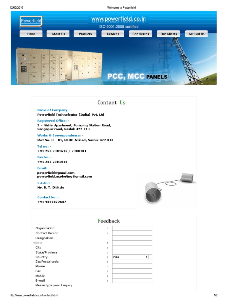 Welcome To Powerfield | PDF