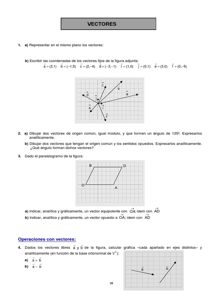 Vectores y Rectas