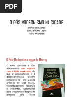 O Pós-modernismo Na Cidade