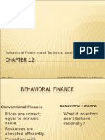 Behavioral Finance and Technical Analysis