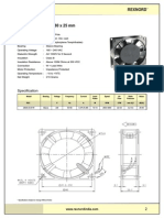 Ac Axial Fans Rexnord: Specification