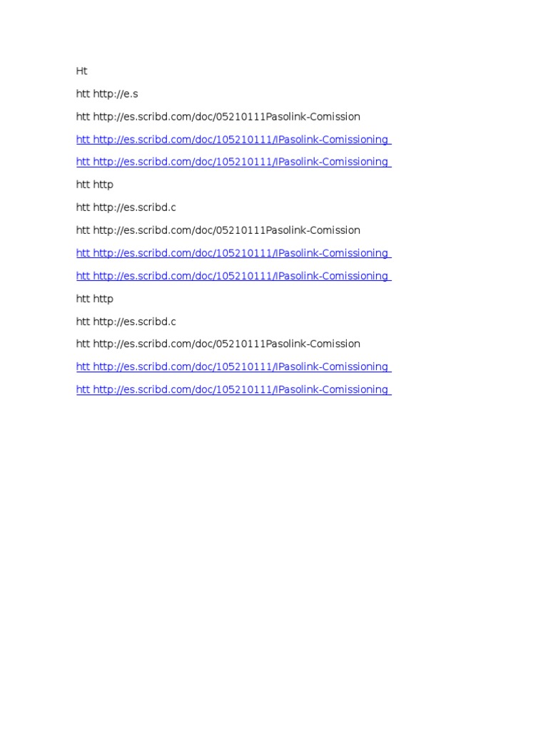 Pasolink Commissioning Guide | PDF