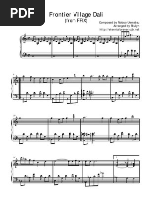 Frontier Village Dali Ffxi Piano Sheet