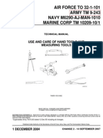 US Army - Use and Care of Hand Tools and Measuring Tools (2007 Edition) TM 9-243