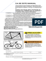 Manual Del Usuario de Bicicletas