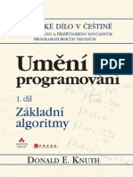 Donald E. Knuth Umeni Programovani