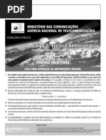 ANATEL NÍVEL MÉDIO