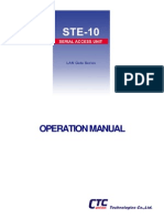 STE 10 Manual