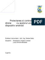 Proiectarea Si Controlul Unei Drone