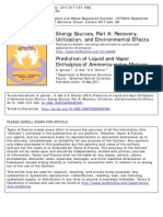 2-Prediction of Liquid and Vapor Enthalpies of Ammonia-Water Mixture