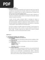 Proyecto de Exportacion de Bombones de Platano a Chile