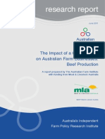 The Impact of A Carbon Phhrice On Australian Beef Businesses June11