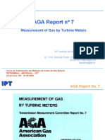 Medição de gás por medidores de turbina
