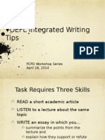 TOEFL Integrated Writing Essay