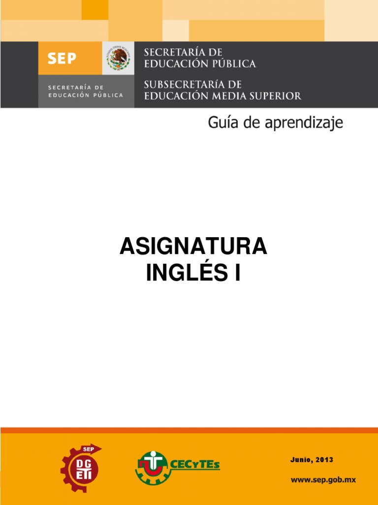 Guia De Ingles Avanzado Volumen 1 Pdf Sustantivo Verbo
