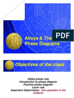 Alloys and Their Phase Diagram